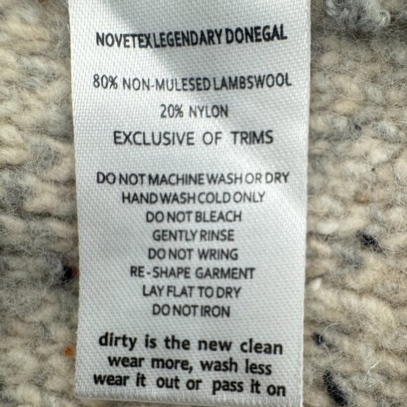 Toad&Co Lambswool 1/4 Zip Pullover Long Sleeve Sweater Dress Women's Large - Picture 6 of 6